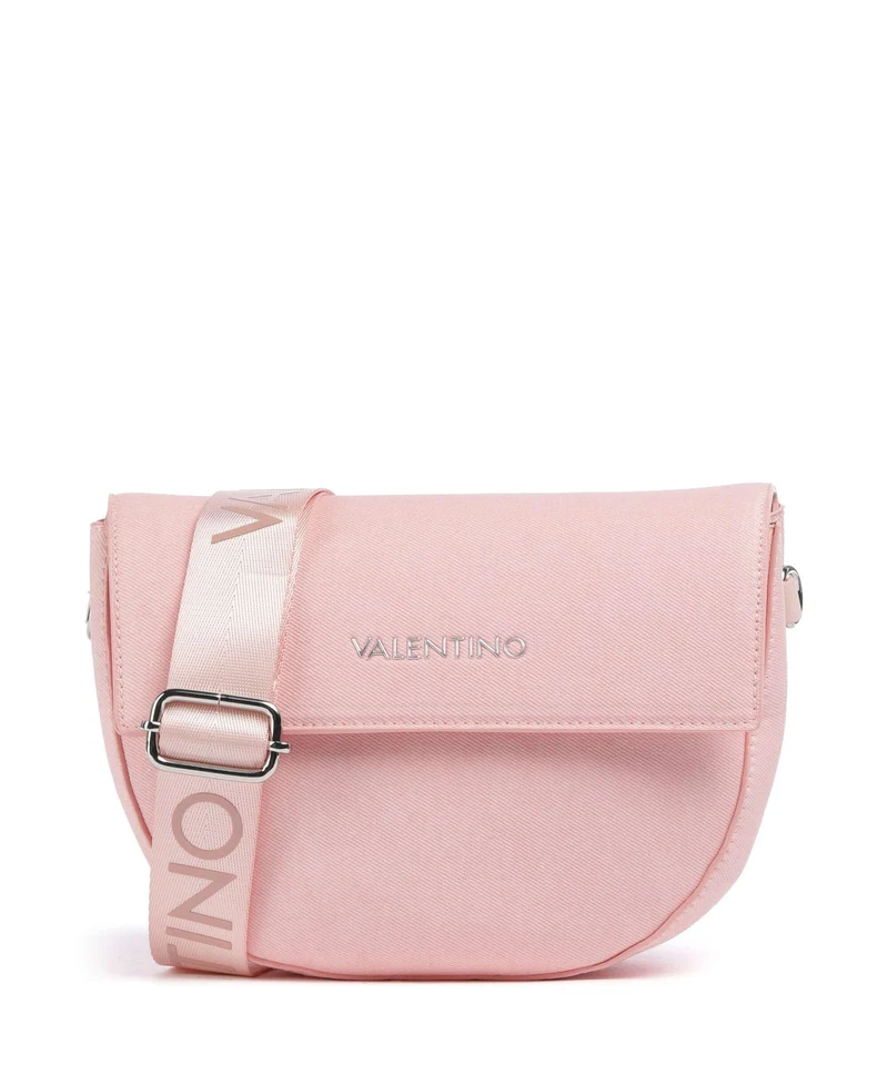 Valentino Bags Bigs Denim Umhängetasche rosa