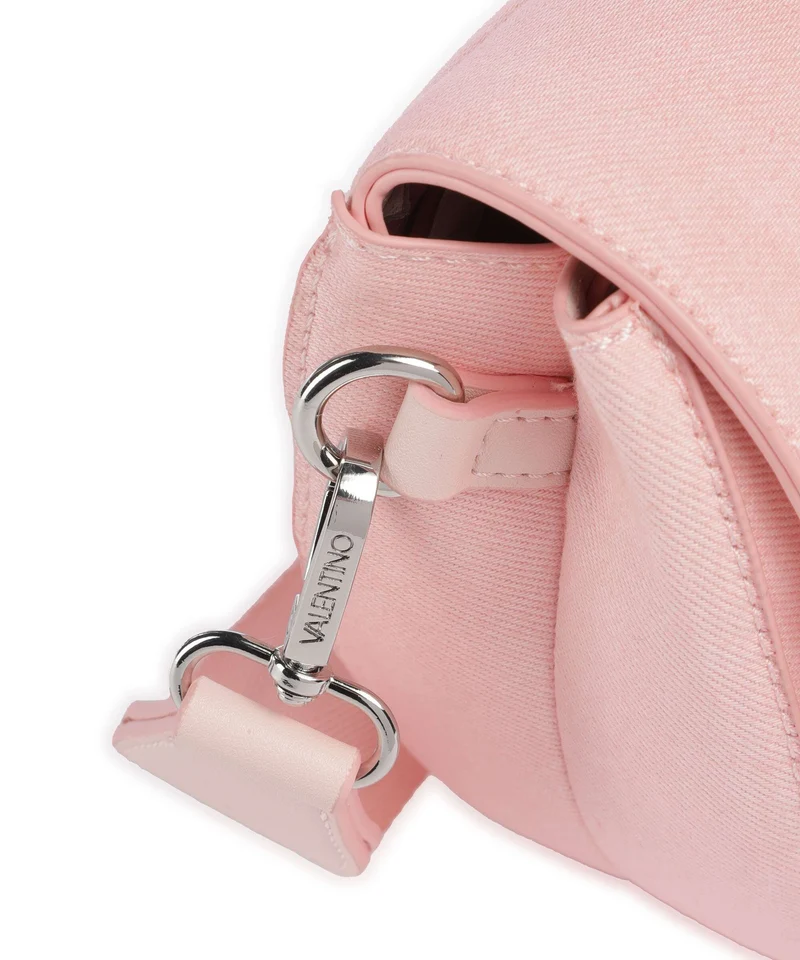Valentino Bags Bigs Denim Umhängetasche rosa