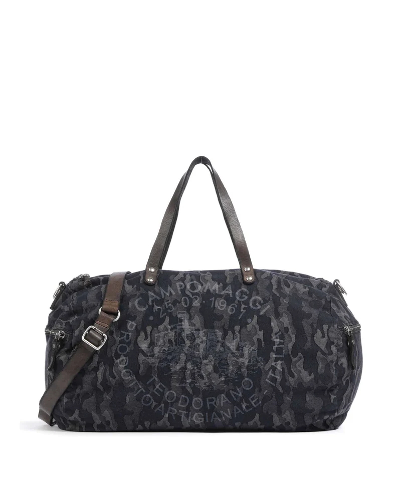 Campomaggi Weekender camouflage grigio