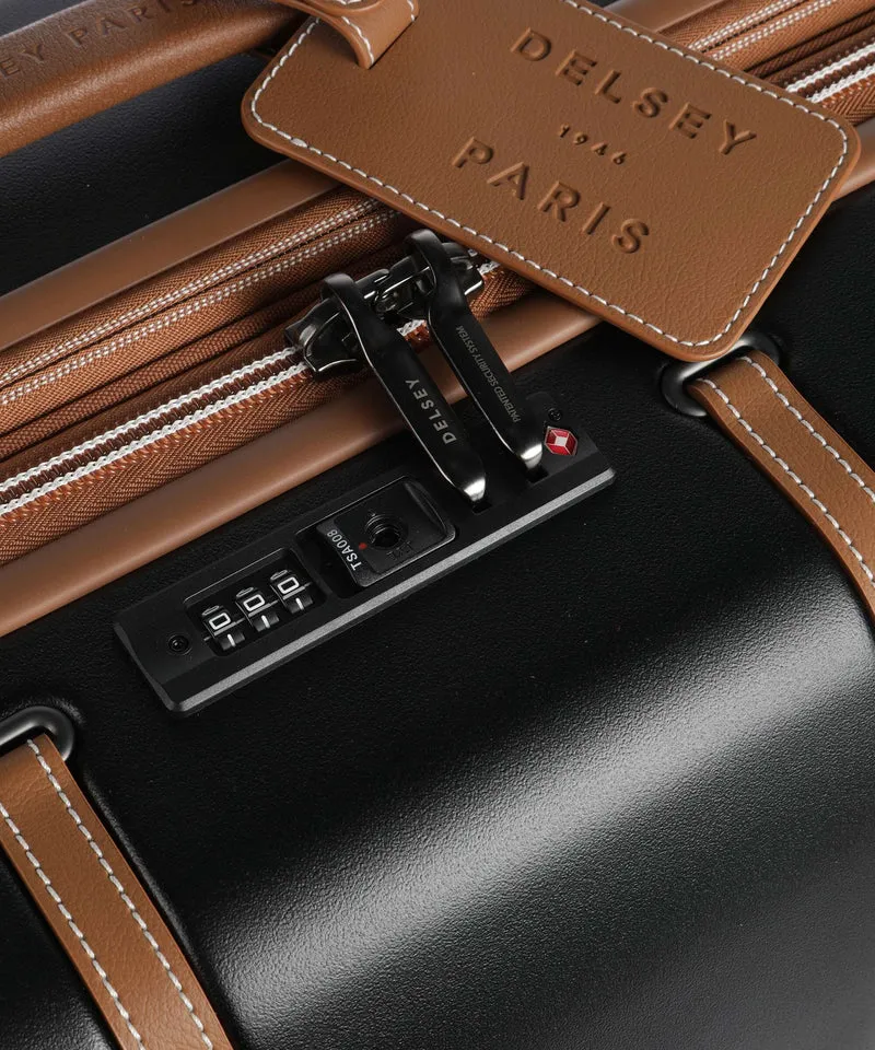 Delsey Paris Cadence 4-Rollen Trolley schwarz