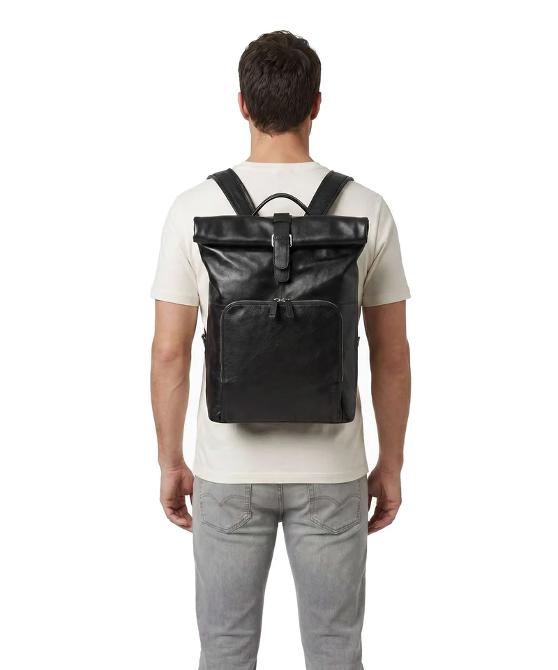 Picard Buddy Rolltop Rucksack schwarz