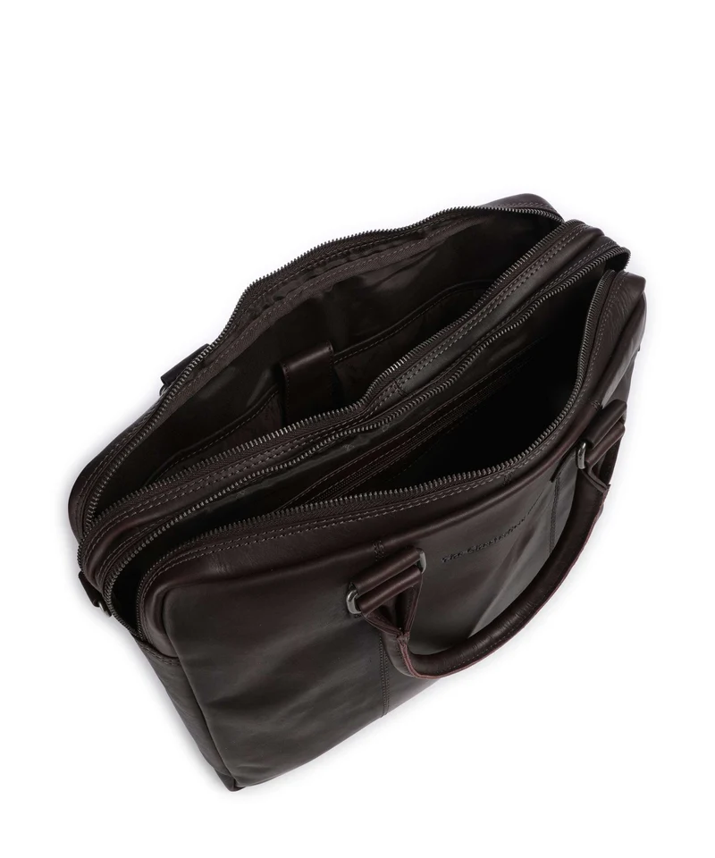 The Chesterfield Brand Wax Pull Up Cow Fabian Aktentasche brown