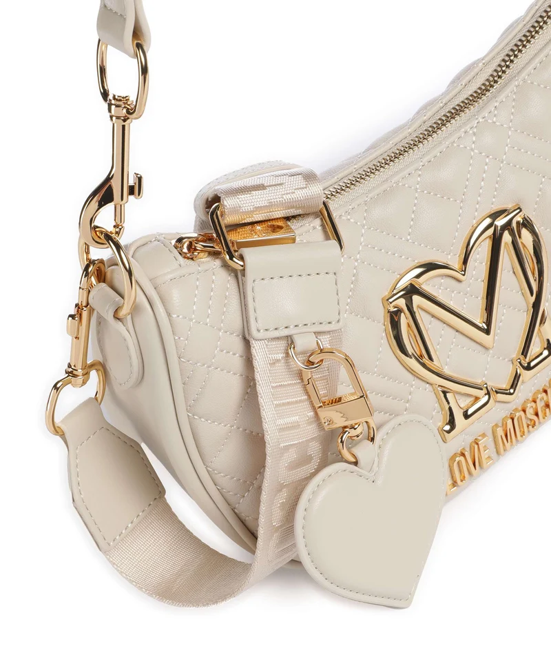 Love Moschino Allure Schultertasche avorio