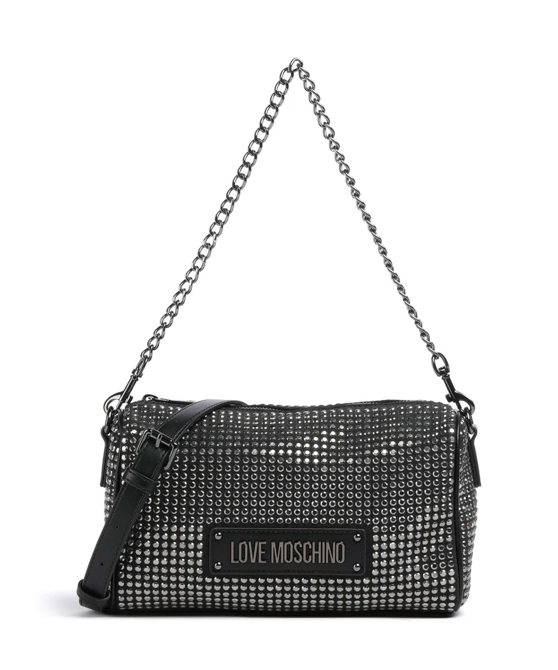 Love Moschino Sparkling Schultertasche nero