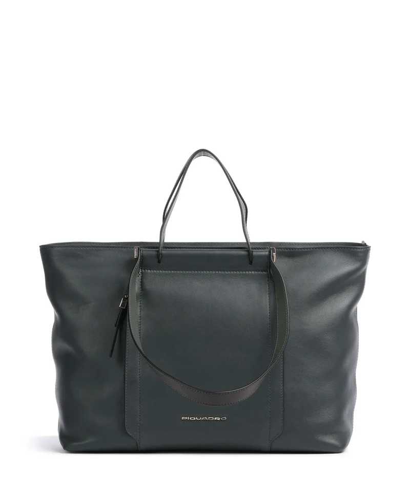 Piquadro Circle Shopper verde bosco/verde oliva