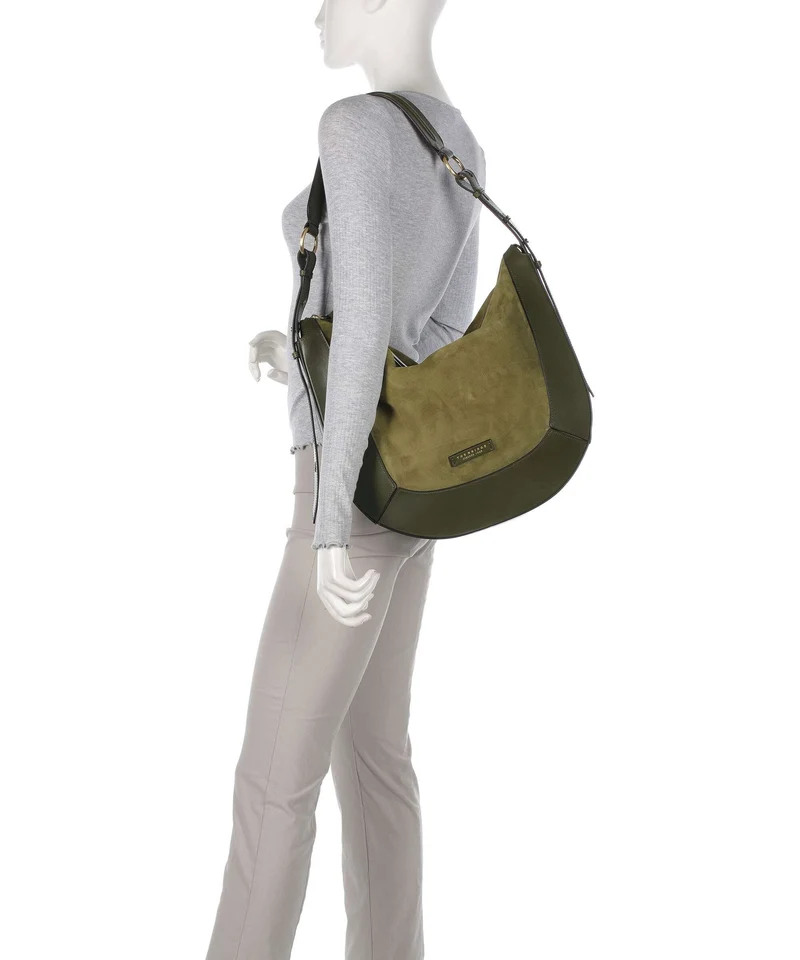 The Bridge Fedora Schultertasche thyme