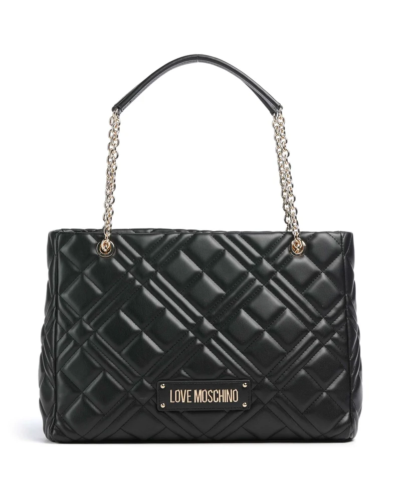 Love Moschino Quilted Shopper black