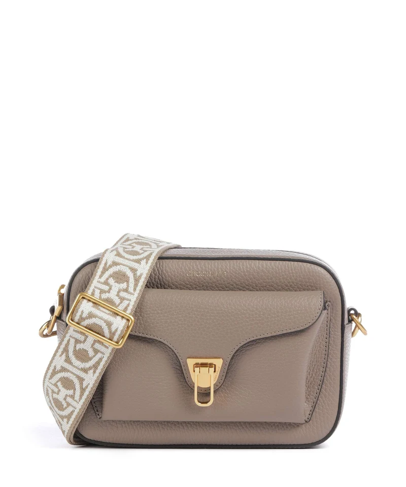 Coccinelle Beat Soft Ribbon Umhängetasche warm taupe