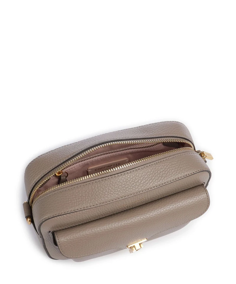 Coccinelle Beat Soft Ribbon Umhängetasche warm taupe