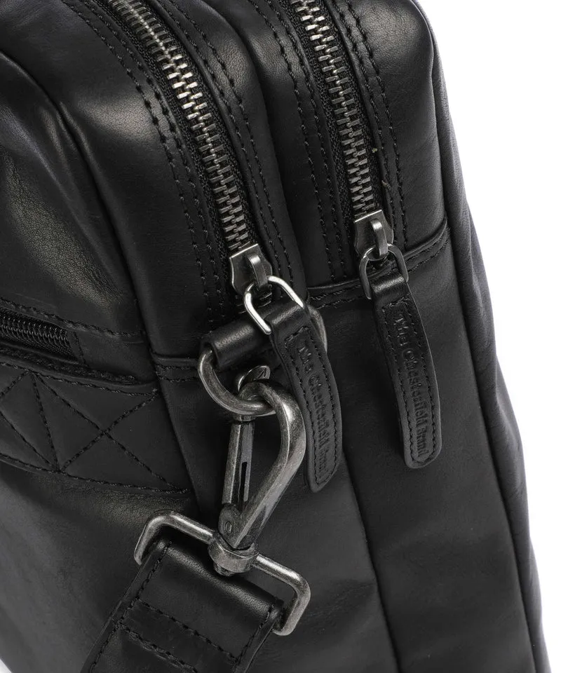 The Chesterfield Brand Wax Pull Up Cow Fabian Aktentasche black