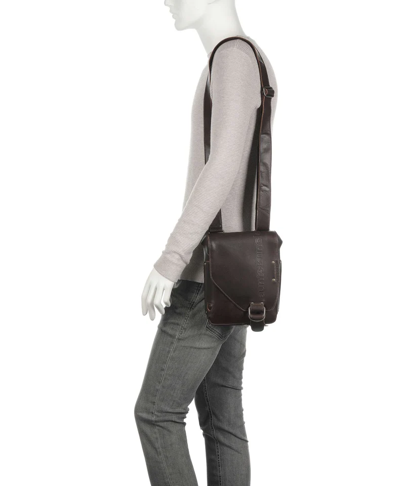 Aunts & Uncles Hunter Jade Umhängetasche vintage brown