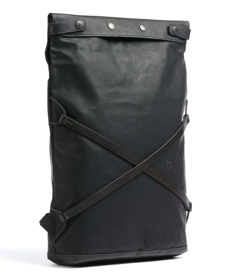 Aunts & Uncles Japan Yokohama Rolltop Rucksack black