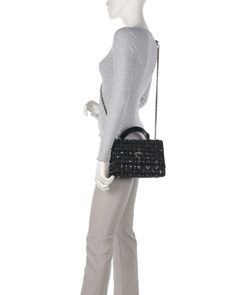 Guess Giully Schultertasche black/grey