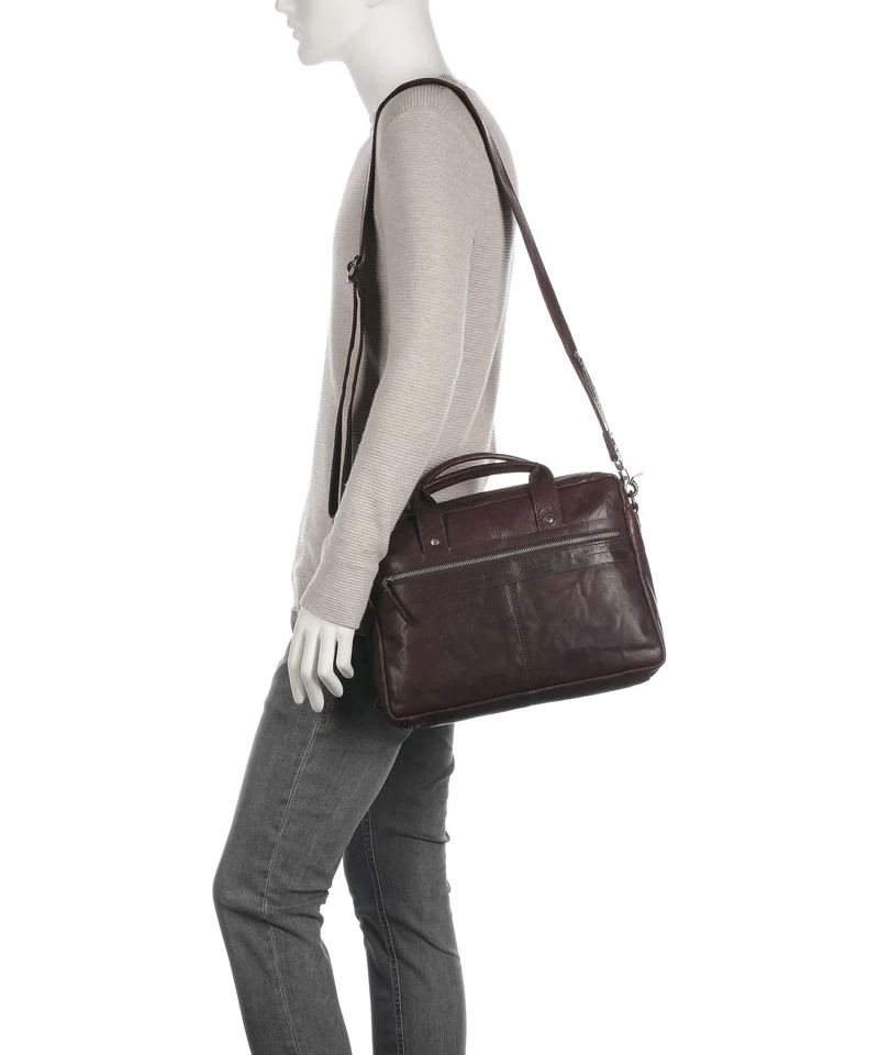 Spikes & Sparrow Bronco Aktentasche dark brown