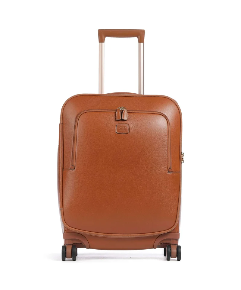 Brics Life Pelle 4-Rollen Trolley leder