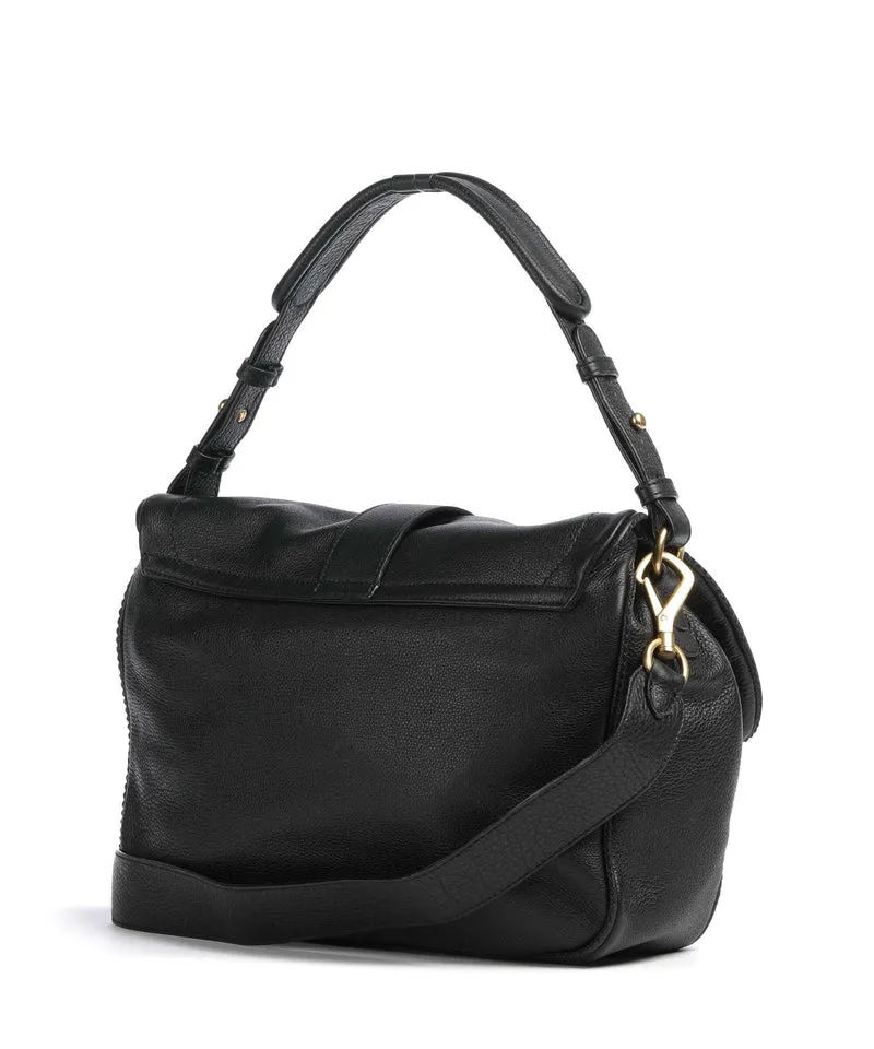 Abro Dalia Star Saddle Beuteltasche black/gold