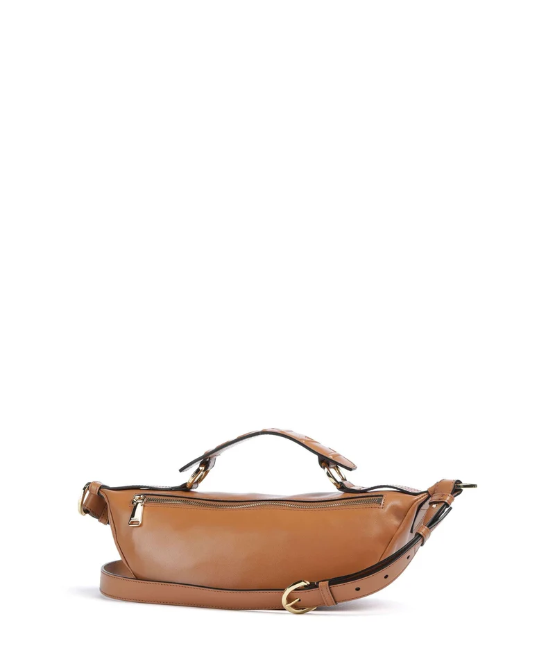 Lancel Origami S Umhängetasche camel