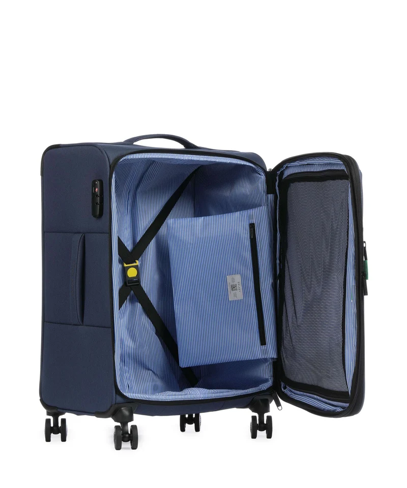 Delsey Paris x United Colors of Benetton BE 4-Rollen Trolley faded denim