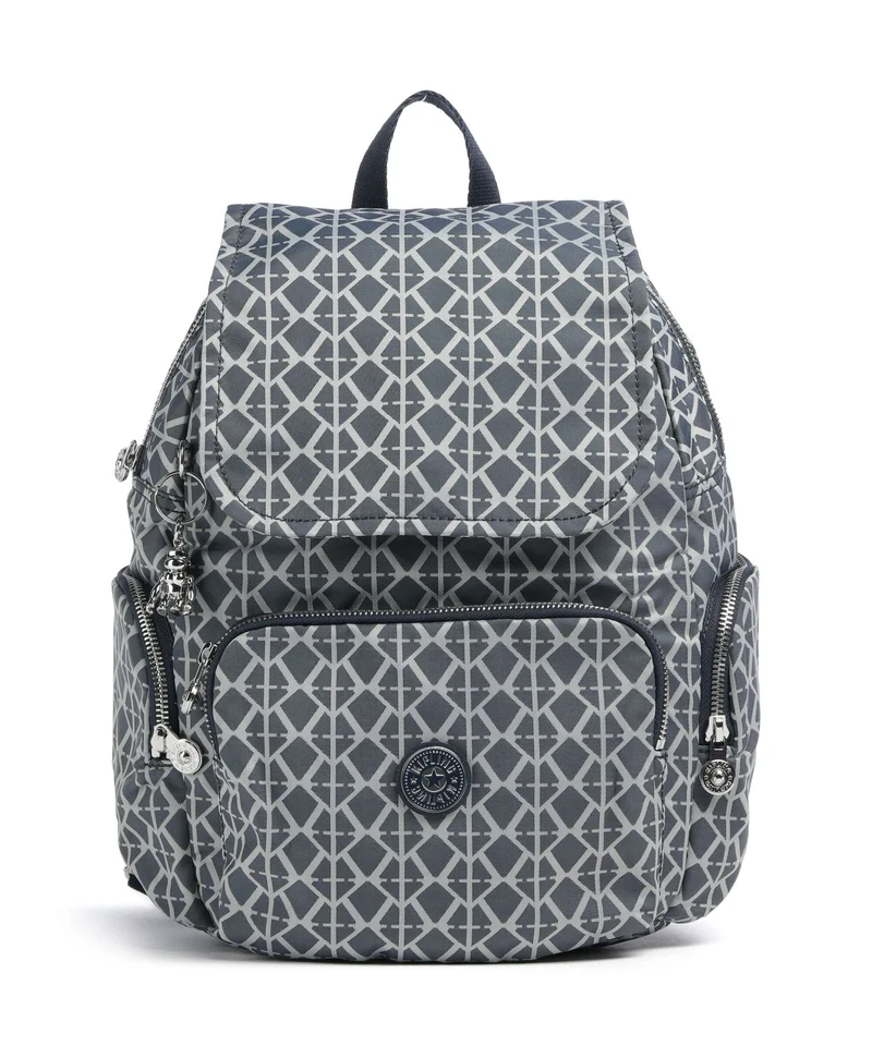 Kipling Elevated City Zip S Rucksack navy sign