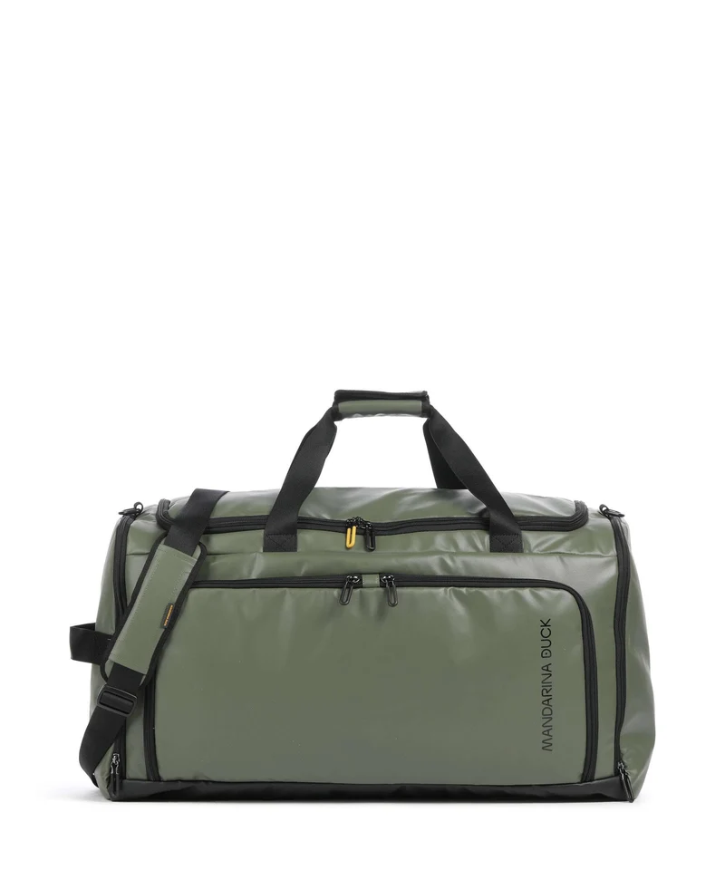 Mandarina Duck Coated Reisetasche pine green