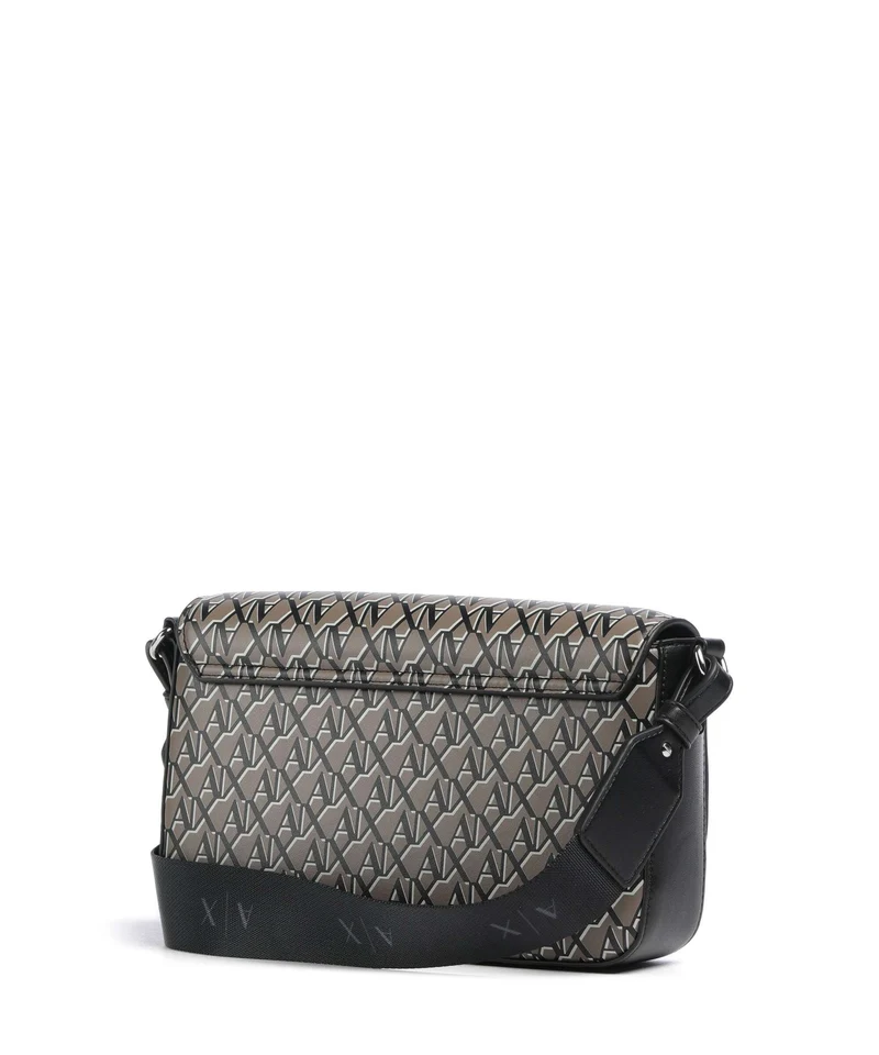 Armani Exchange Wave Monogram Umhängetasche brown bass/black