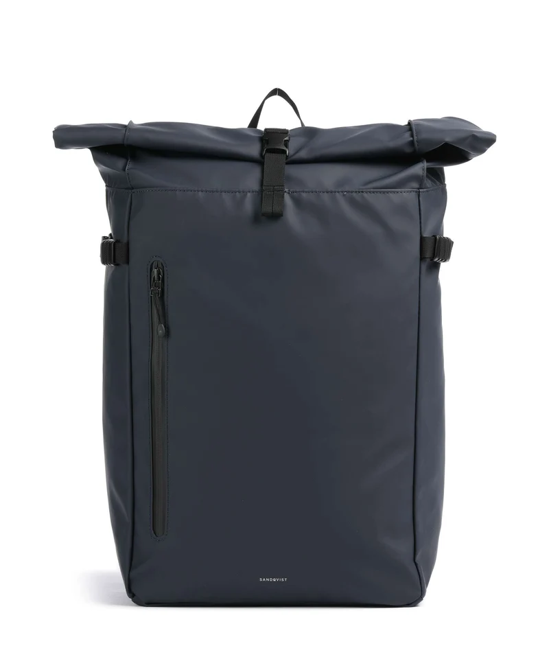 Sandqvist Stream L Rolltop Rucksack navy