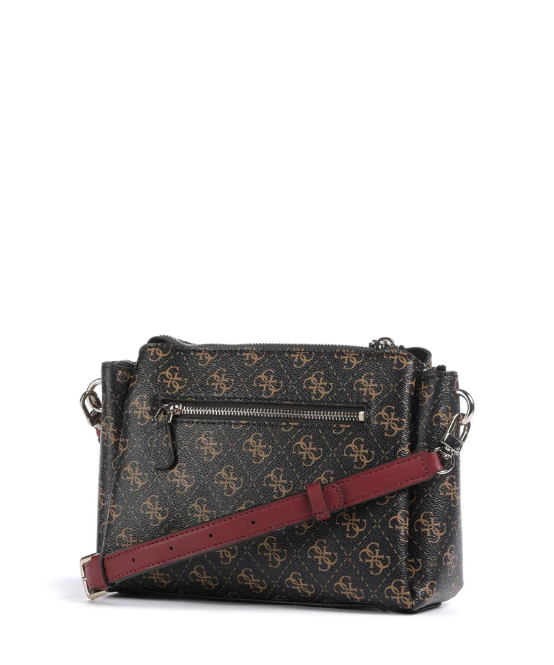 Guess Noelle Q Logo Umhängetasche brown