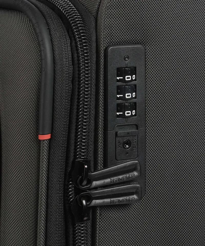 Travelite Crosslite 5.0 4-Rollen Trolley oliv
