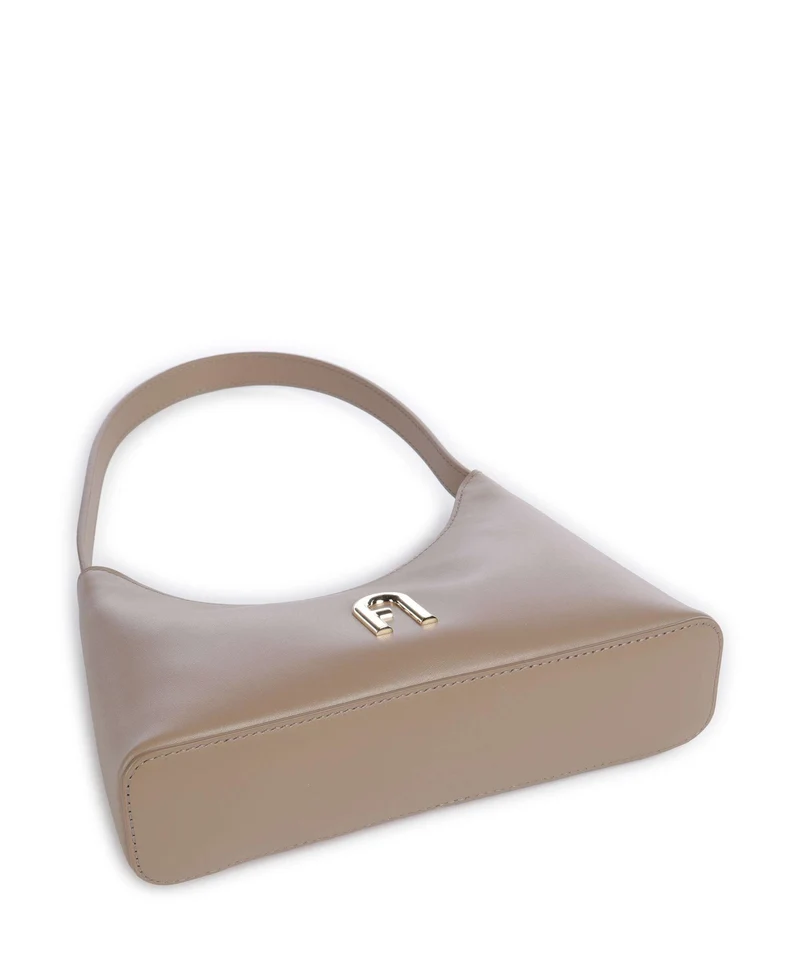 Furla Diamante Mini Schultertasche greige