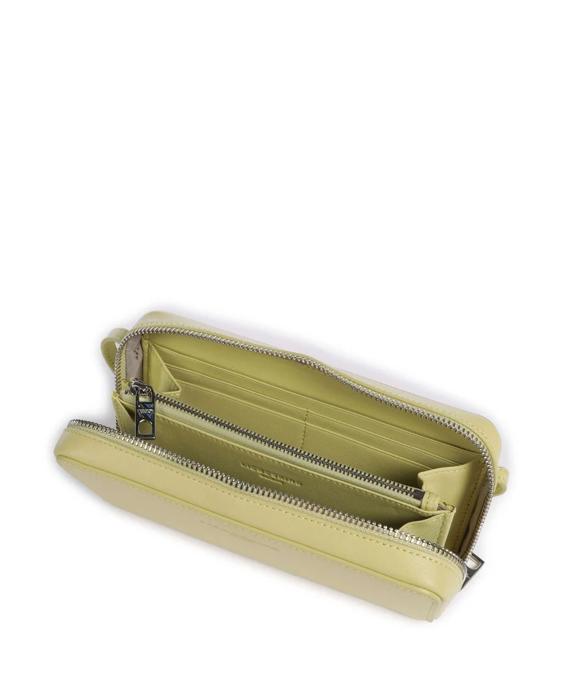 Liebeskind Lou Calf Optic XS Geldbörse light mimosa
