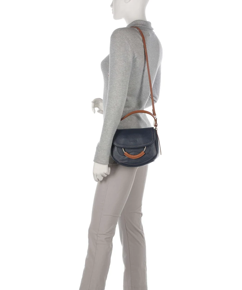 Brics Gondola Stella mini Schultertasche night blue/caramel