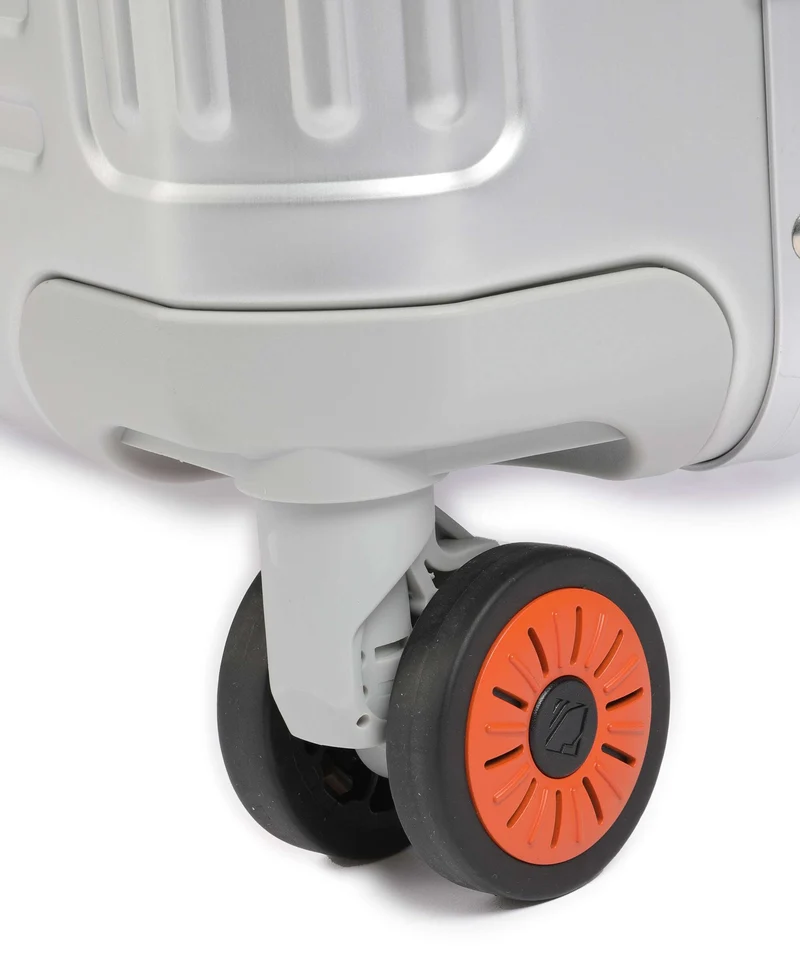 Travelite Next 4-Rollen Trolley silber orange