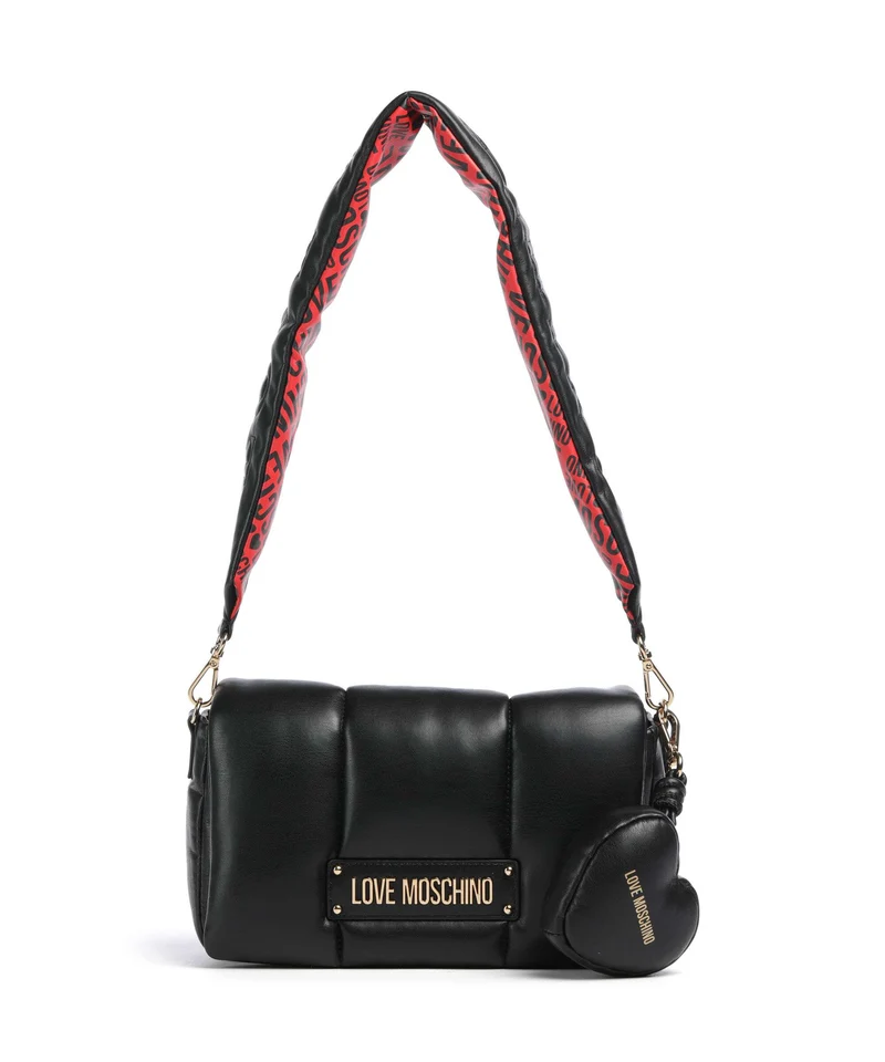 Love Moschino Puffy Schultertasche black/red