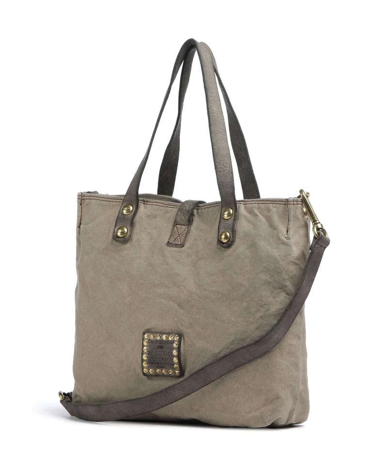 Campomaggi Handtasche beige/cement moro