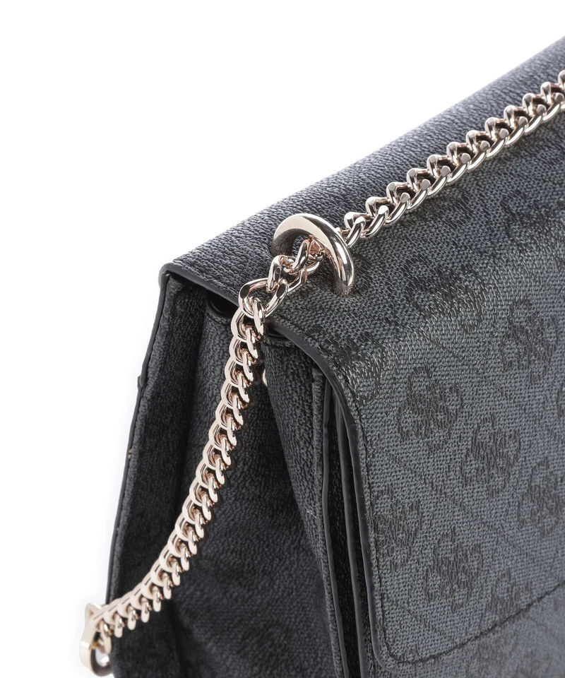 Guess Calista Schultertasche coal logo