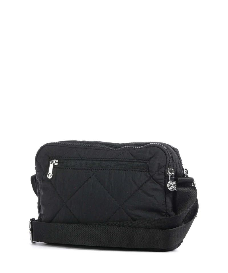 Kipling Crinkled Quilt Abanu M Zip Umhängetasche cosmic black