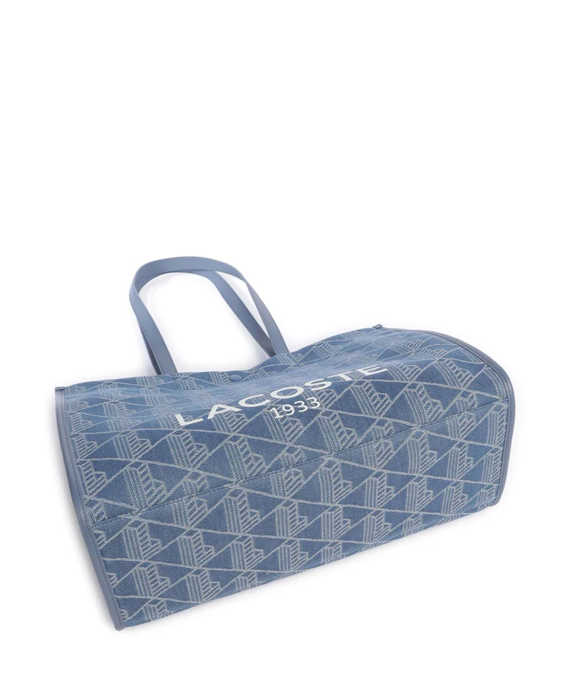 Lacoste Heritage Jacquard Shopper denim