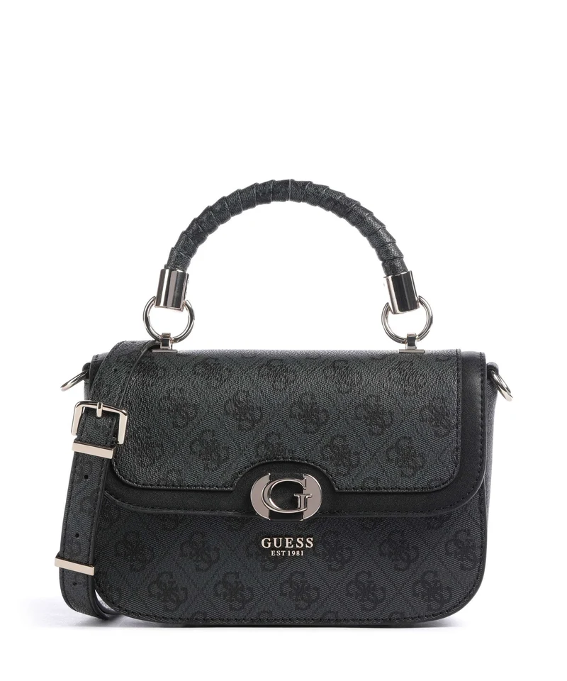 Guess Orlina 4G Logo Umhängetasche coal logo
