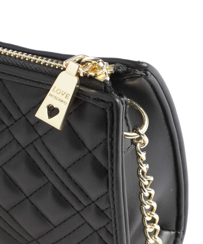 Love Moschino Quilted Schultertasche nero