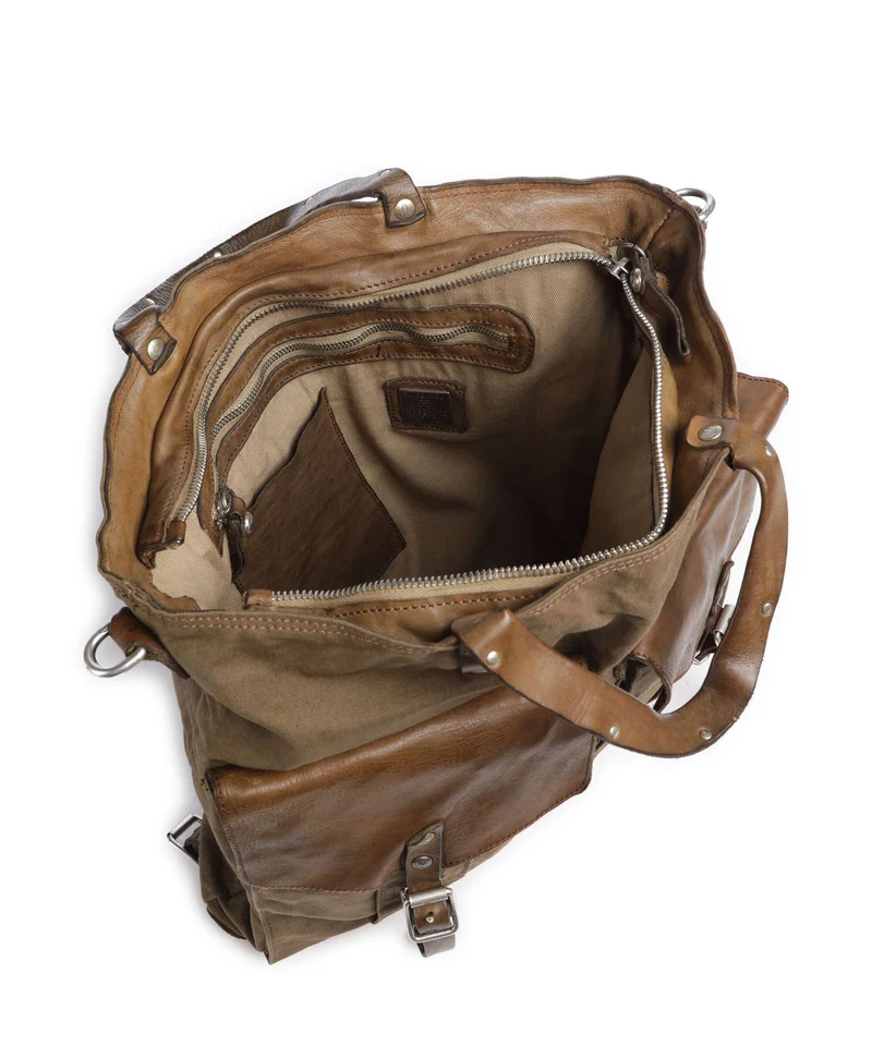 Campomaggi Rucksack-Tasche verde militare