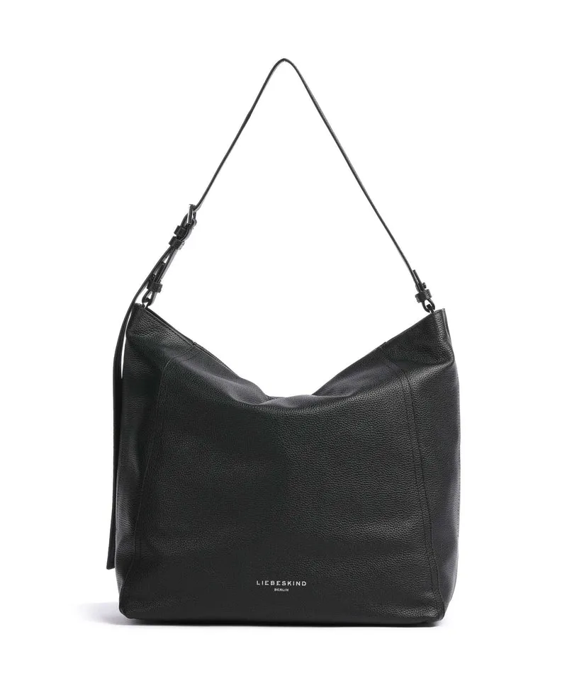 Liebeskind Chudy Small Pebble L Beuteltasche black