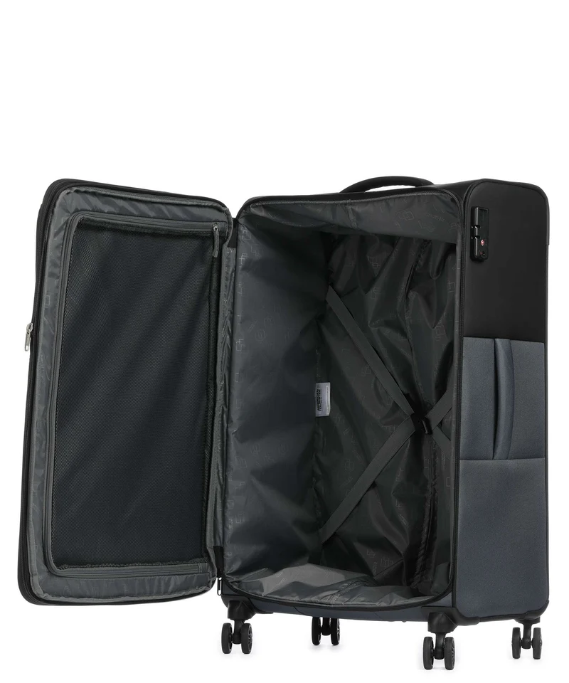 American Tourister Daring Dash L 4-Rollen Trolley black/grey