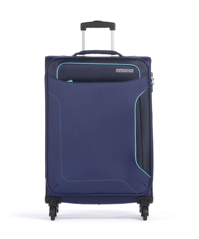 American Tourister Holiday Heat 4-Rollen Trolley navy