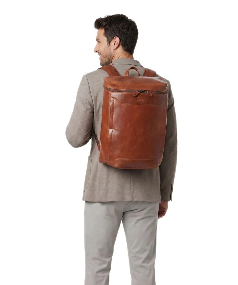 Buckle & Seam Siwa Rucksack cognac