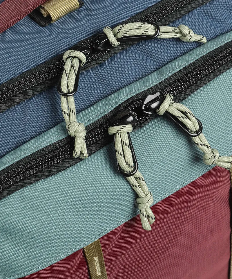 Topo Designs Global 40 Reiserucksack dark denim/burgundy
