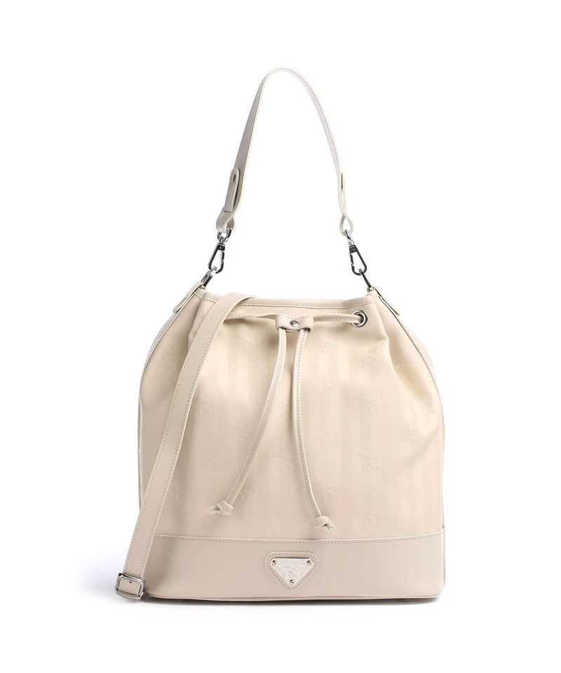 Maison Mollerus Vinerus Niesen Bucket Handtasche pearl