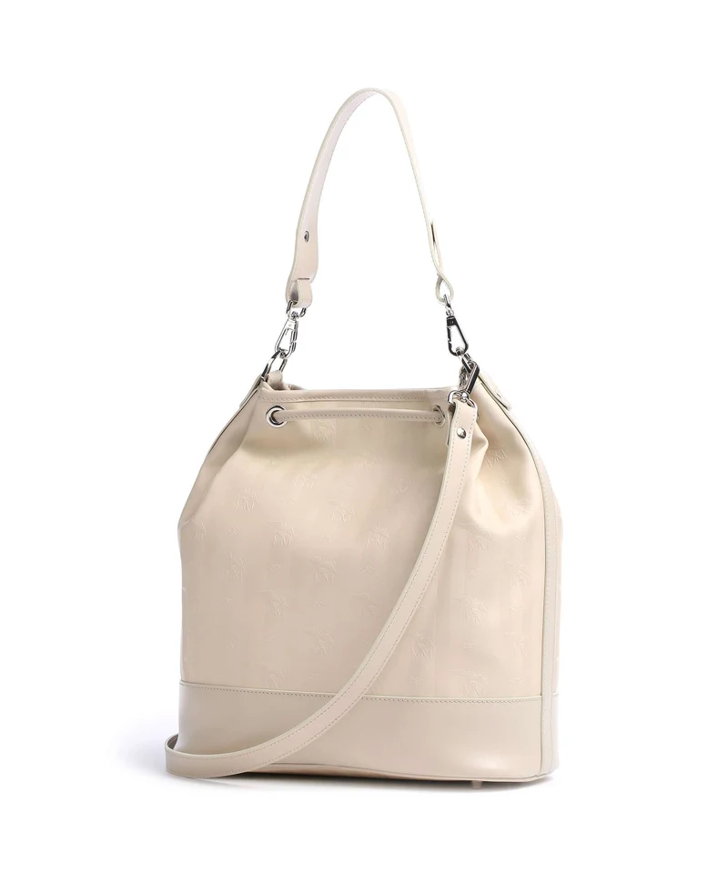 Maison Mollerus Vinerus Niesen Bucket Handtasche pearl