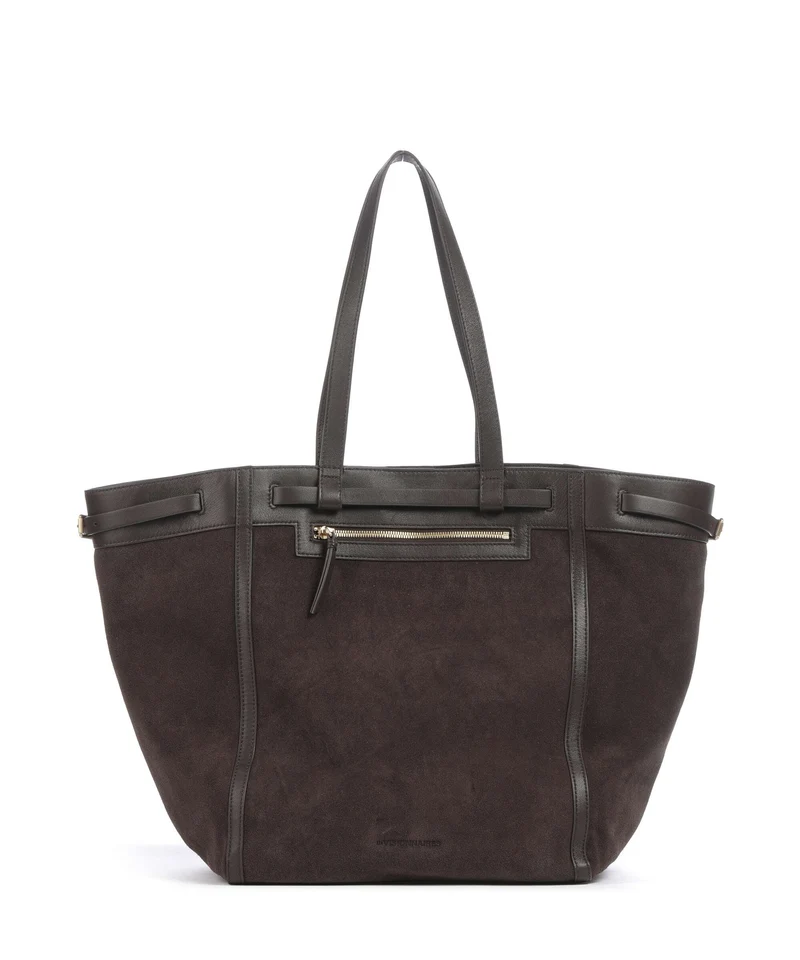 Les Visionnaires Felicia Cozy Shopper chocolate brown