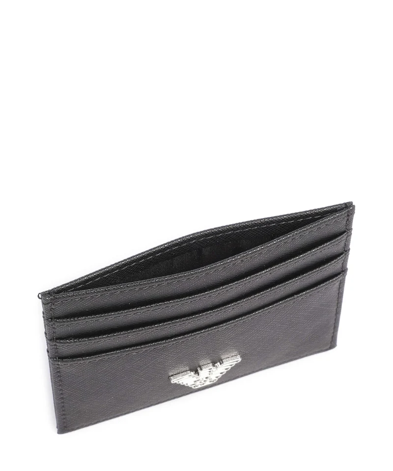 Emporio Armani Business Regenerated Kreditkartenetui black