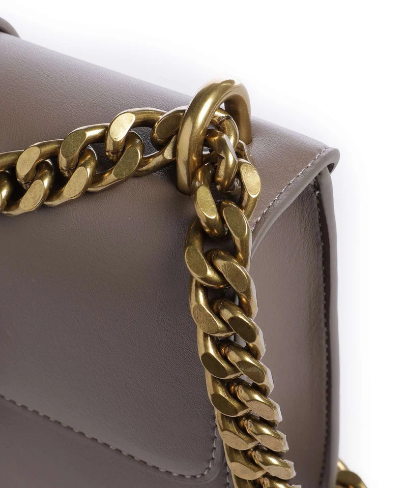 Just Cavalli Iconic Snakes Schultertasche taupe